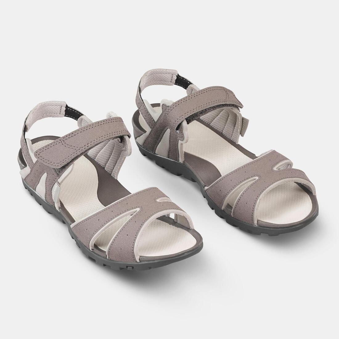 Womens Walking Sandals - Nh100, Brown, , large image number 4