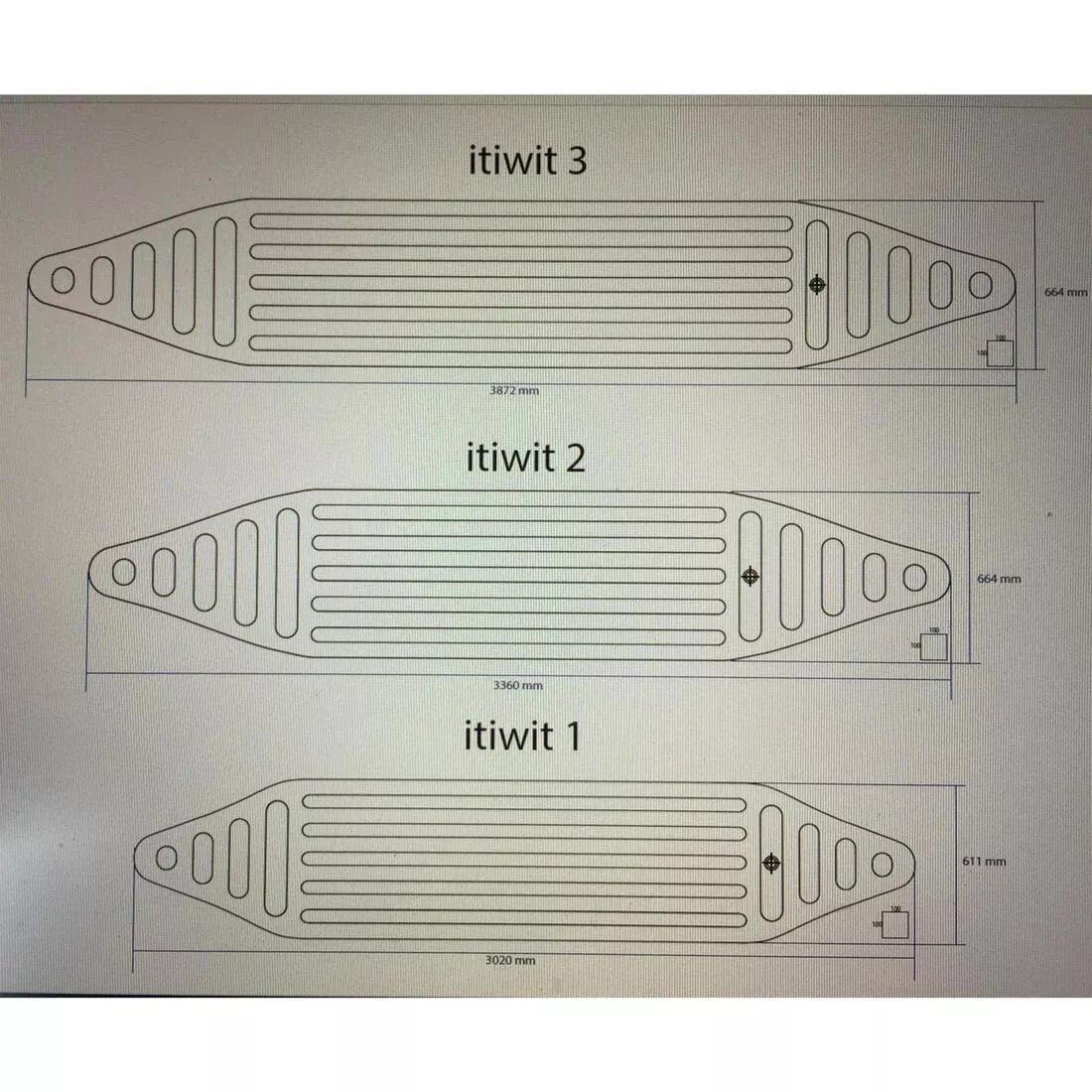 Floor Bladder For Itiwit 2-Seater Textile Kayaks - 100, White, No Color, large image number 1