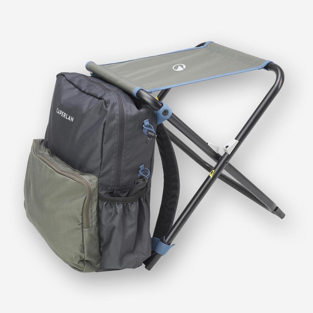 Folding Fishing Seat - Essenseat 100 Travel, Green, No Color, medium