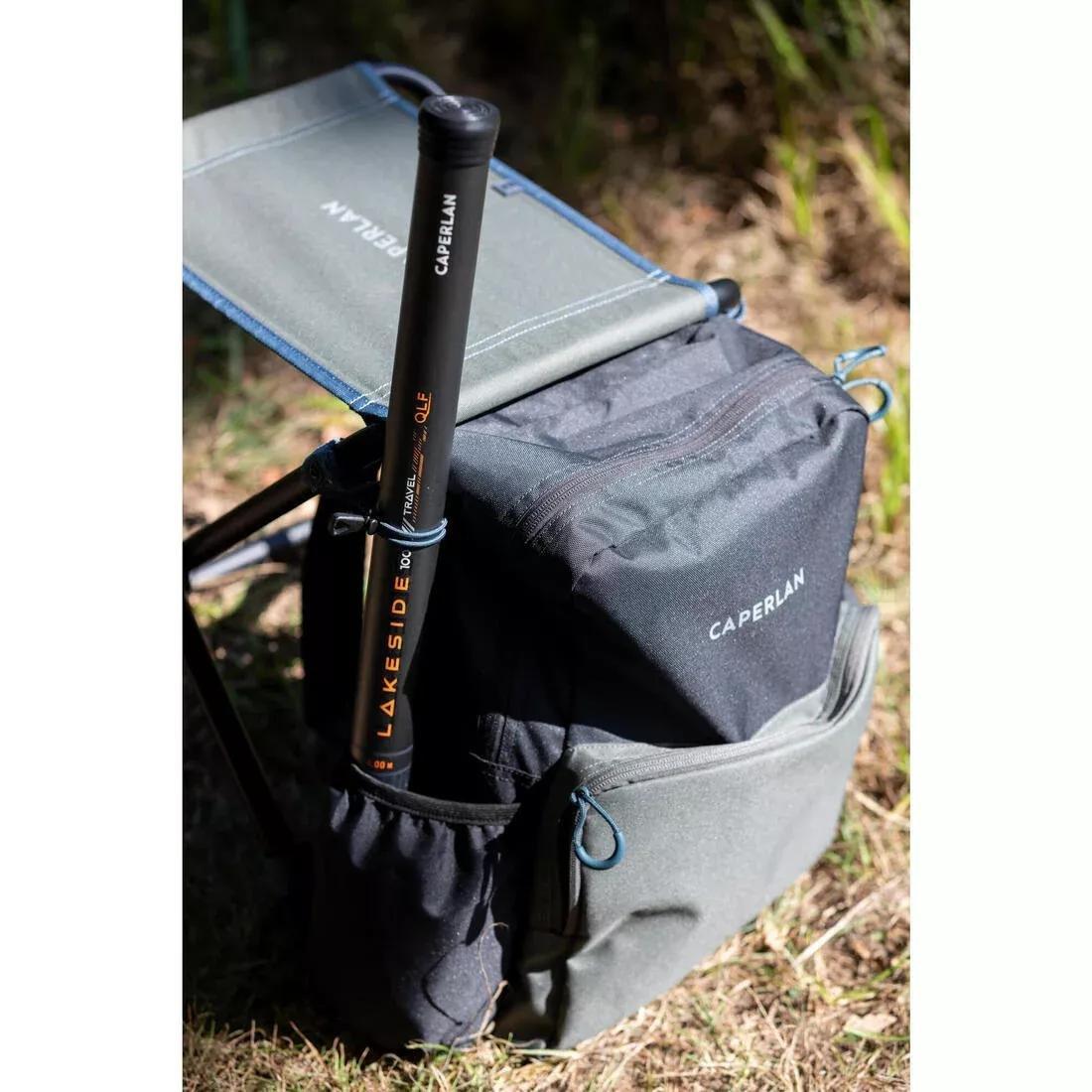 Folding Fishing Seat - Essenseat 100 Travel, Green, No Color, large image number 8