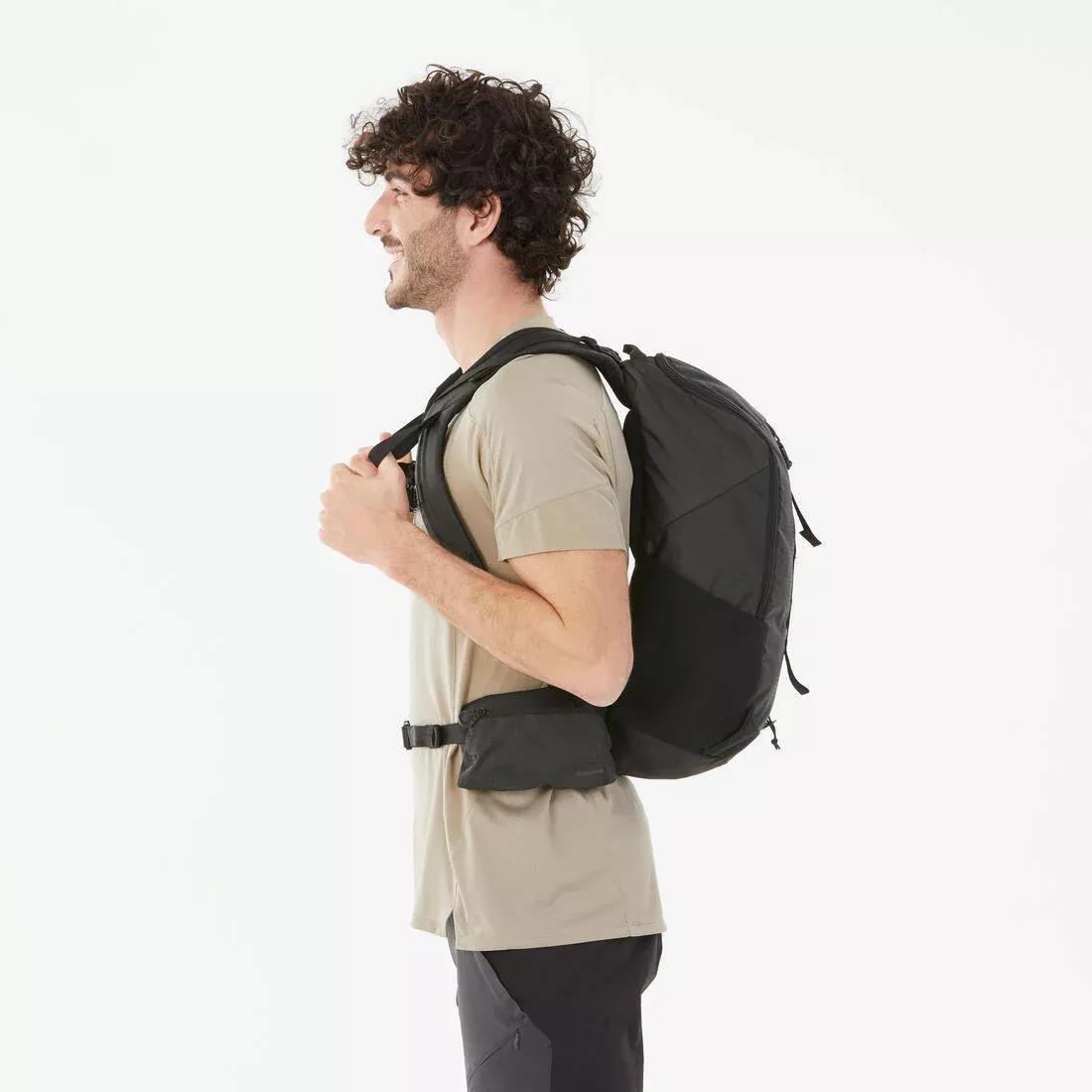 Mountain Hiking Backpack 20L - Mh100, Black, No Color, large image number 0