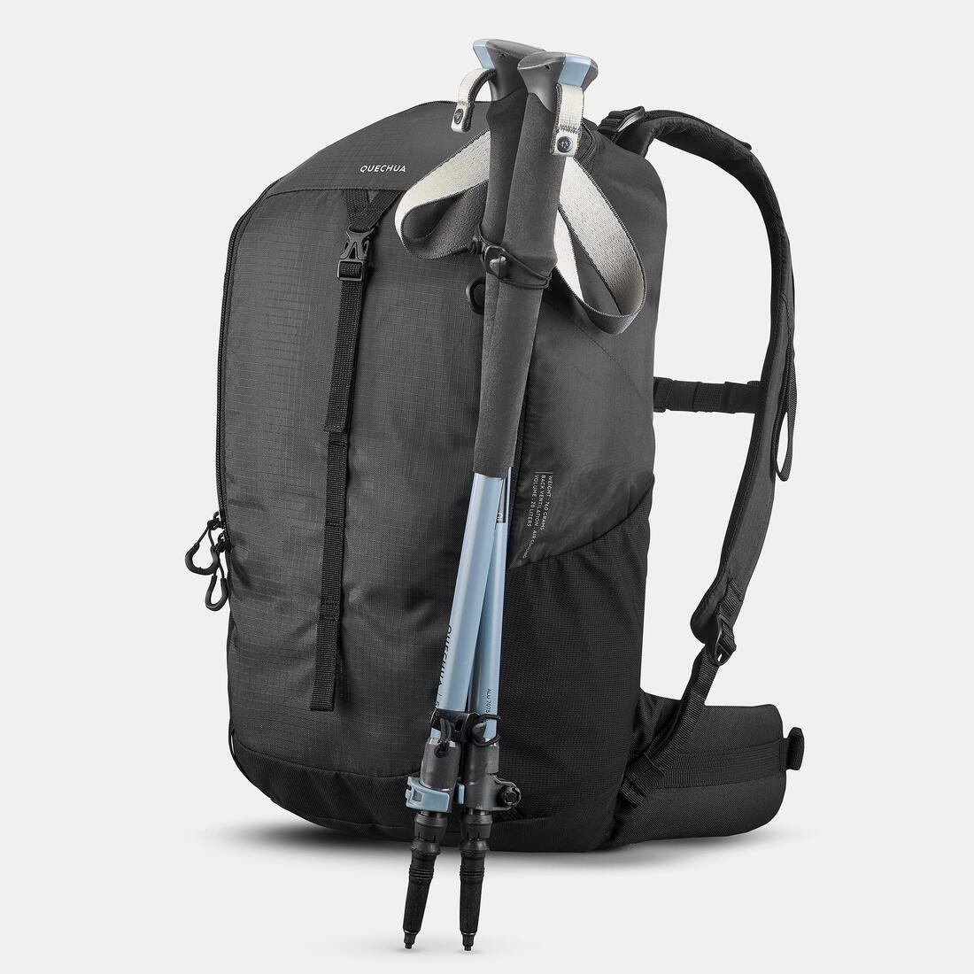 Mountain Hiking Backpack 20L - Mh100, Black, No Color, large image number 4