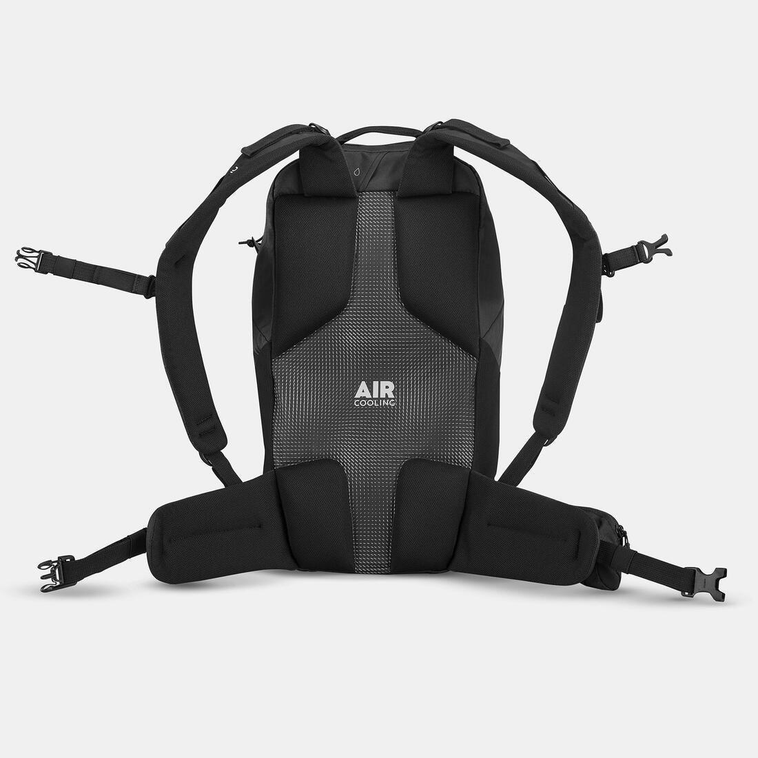 Mountain Hiking Backpack 20L - Mh100, Black, No Color, large image number 6
