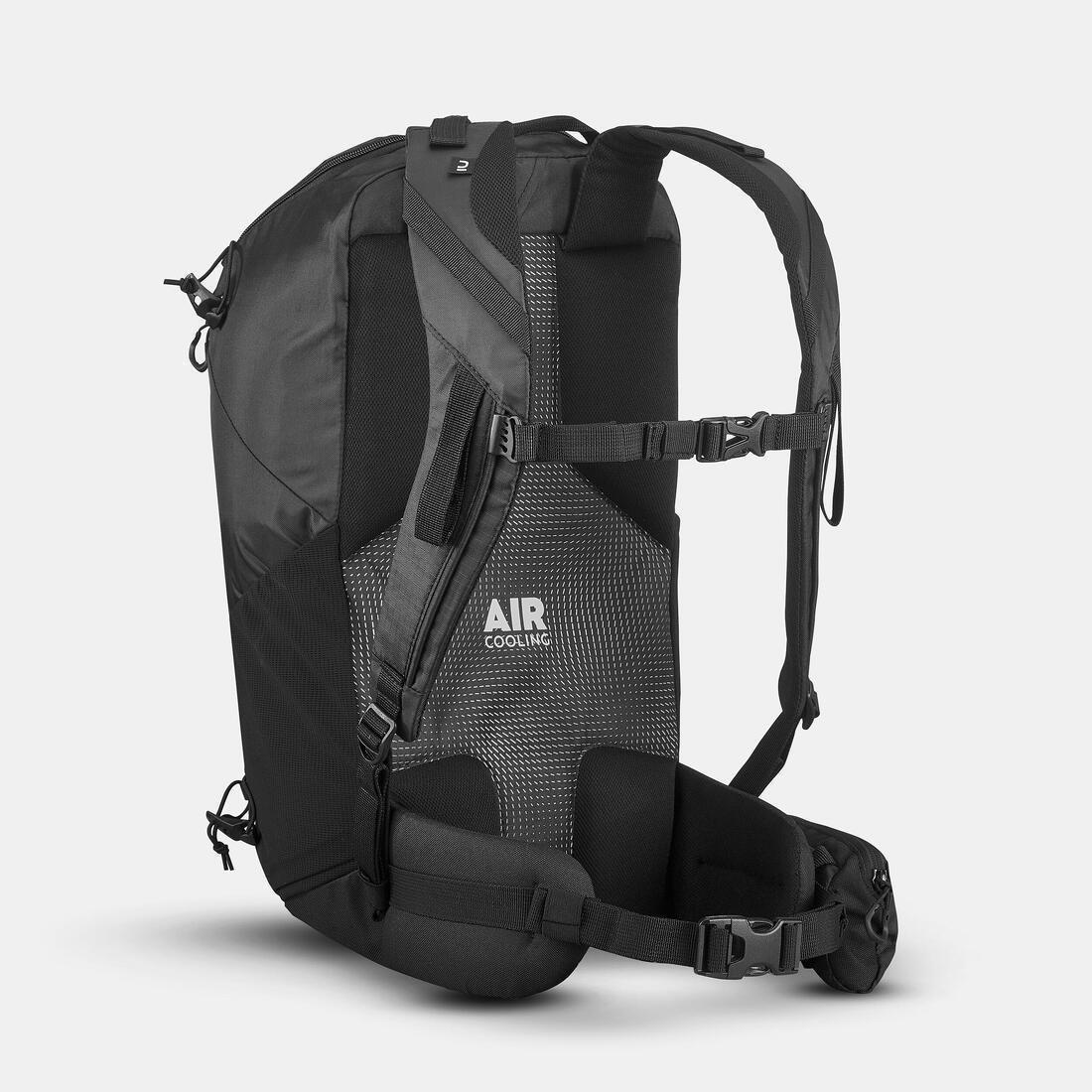 Mountain Hiking Backpack 20L - Mh100, Black, No Color, large image number 8