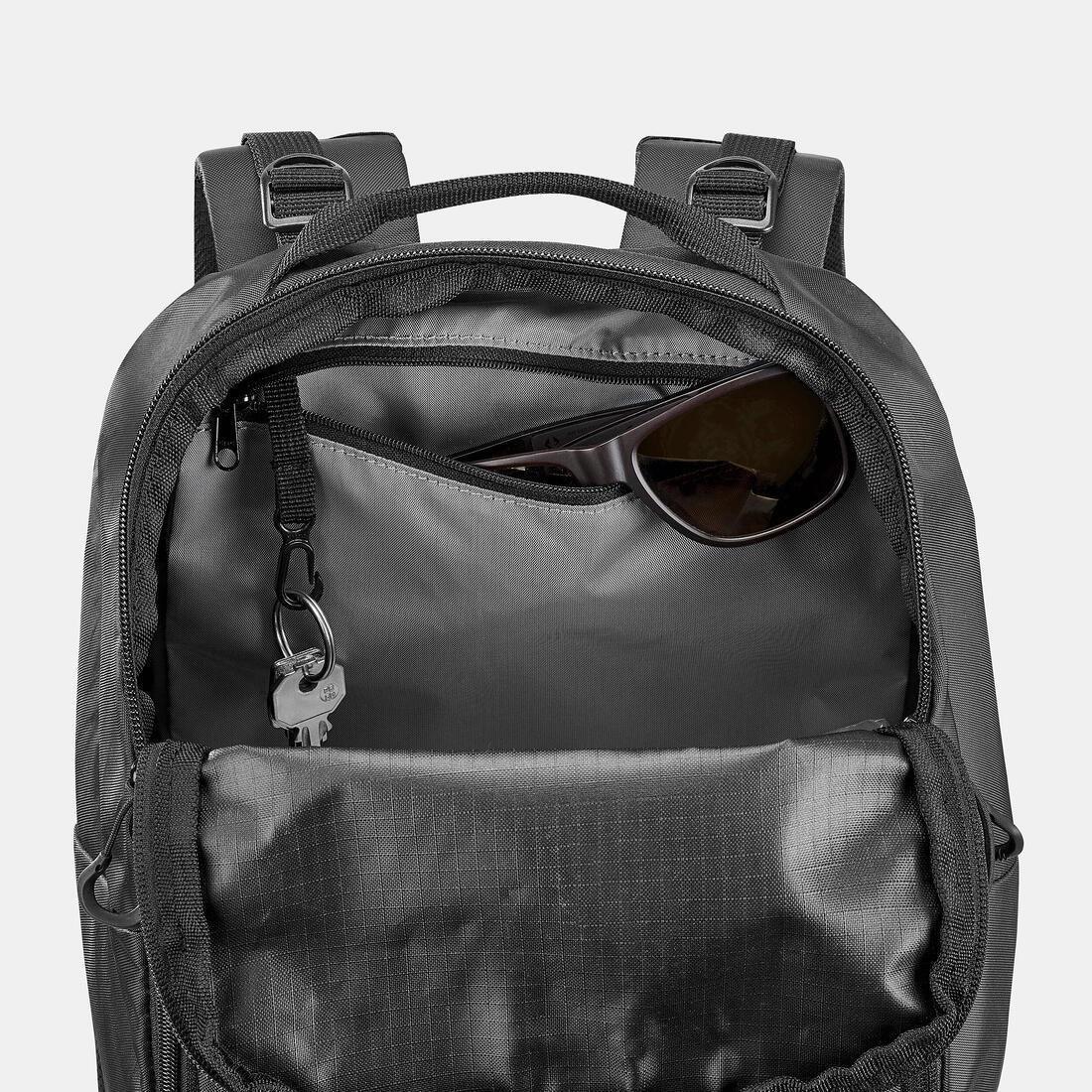 Mountain Hiking Backpack 20L - Mh100, Black, No Color, large image number 9