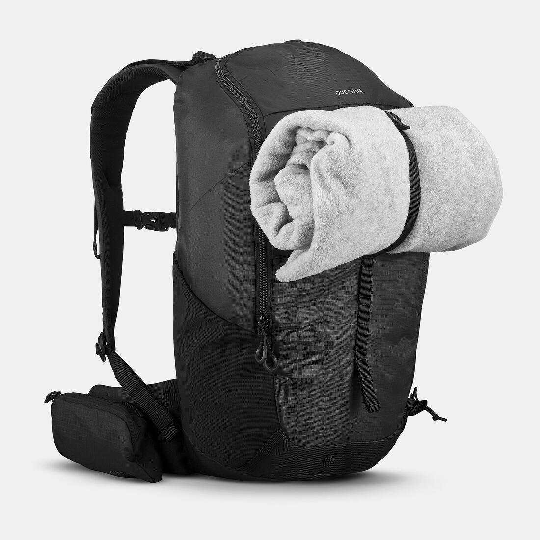 Mountain Hiking Backpack 20L - Mh100, Black, No Color, large image number 12