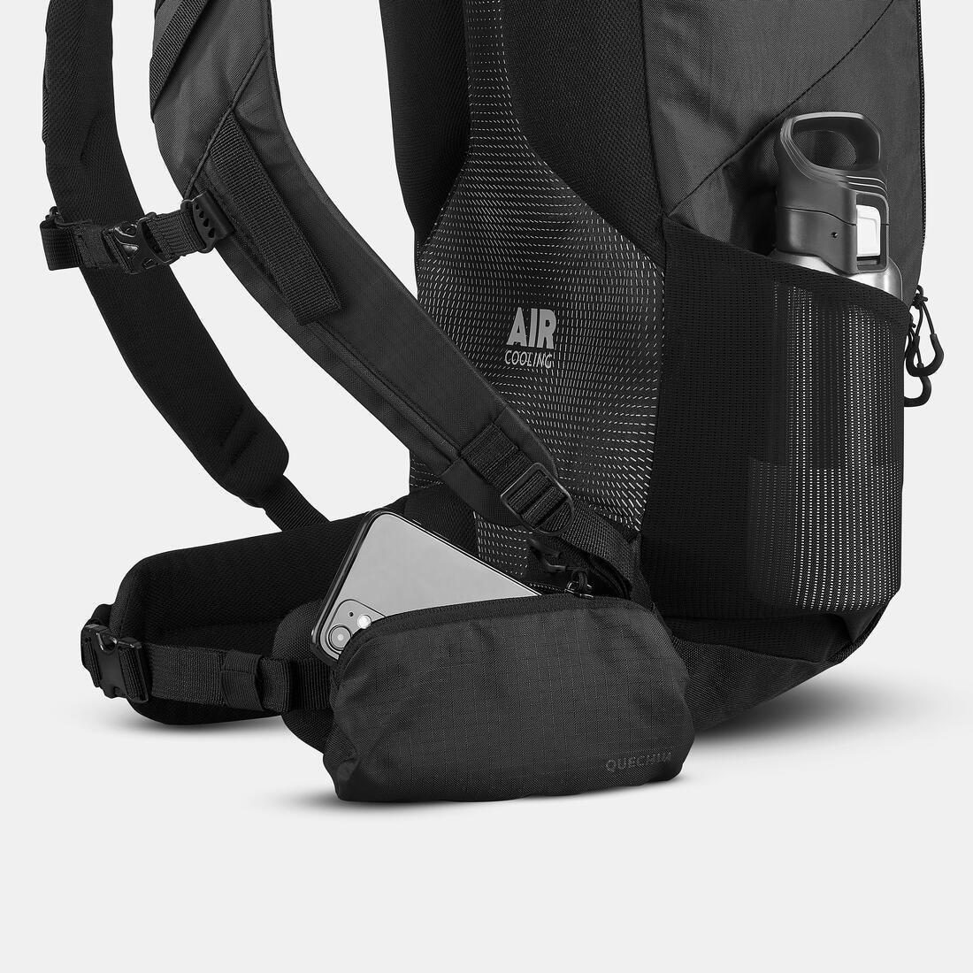 Mountain Hiking Backpack 20L - Mh100, Black, No Color, large image number 13