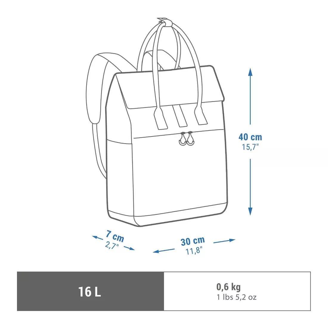 Hiking Backpack 16 L - Nh Escape 100 Square, Black, No Color, large image number 4