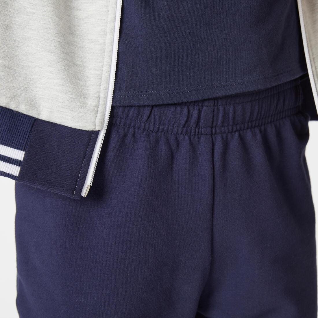 Kids Warm Tracksuit 500, Navy, No Color, large image number 4