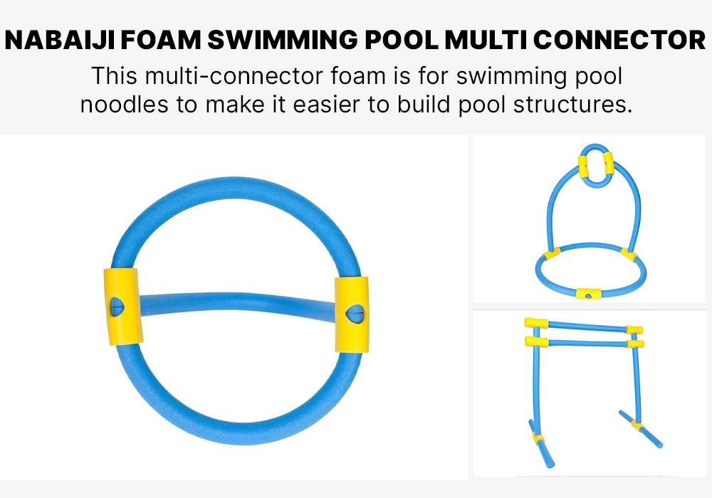 Foam swimming pool noodle multi-connector, Yellow, No Color, large image number 13