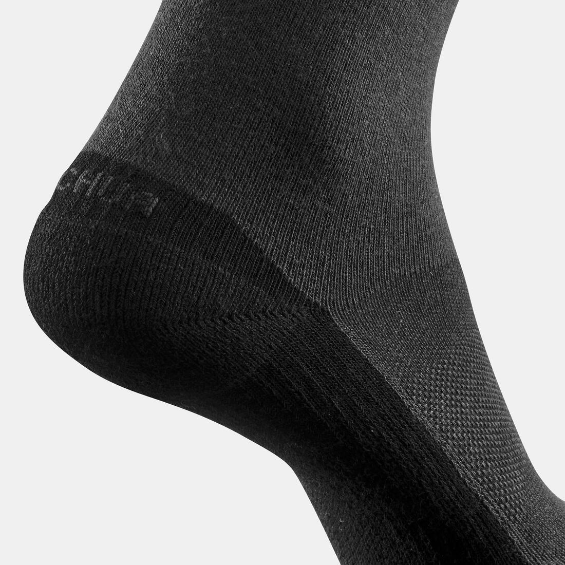 QUECHUA - Sock Hike 50 High - Pack Of 2 Pairs, Grey