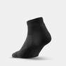QUECHUA - Sock Hike 100 Mid - Pack Of 2 Pairs , Black