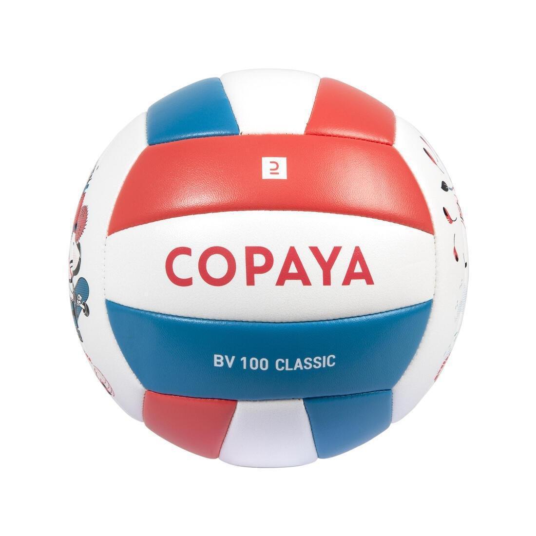 Kids Stitched Beach Volleyball 100 Classic ,Pink, No Color, large image number 0