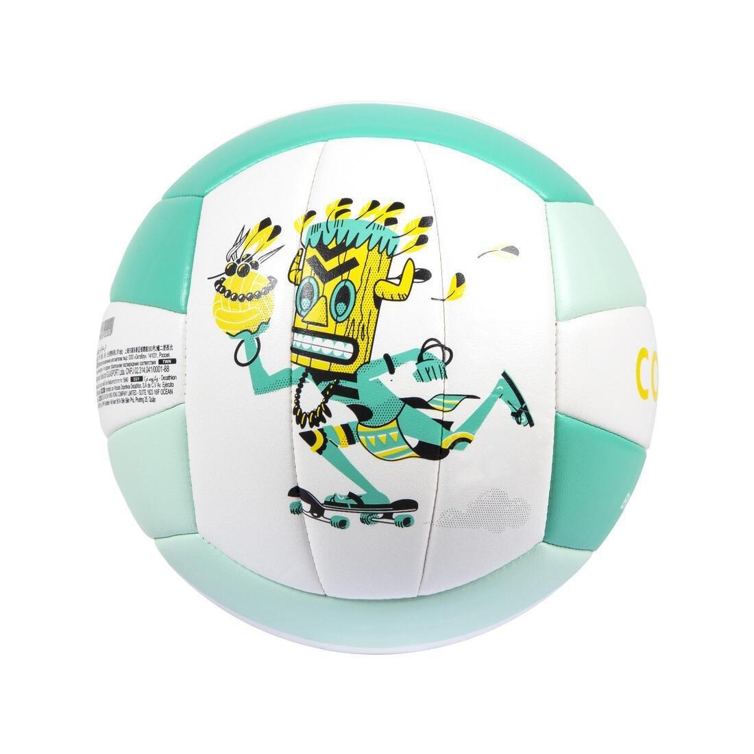 Kids Stitched Beach Volleyball 100 Classic ,Pink, No Color, large image number 12