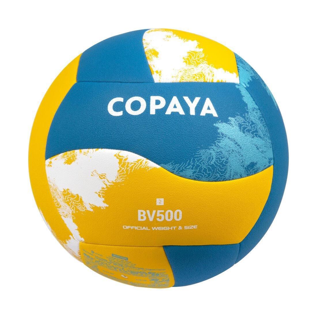 Beach Volleyball Replica Hybrid - 500, Yellow, , medium