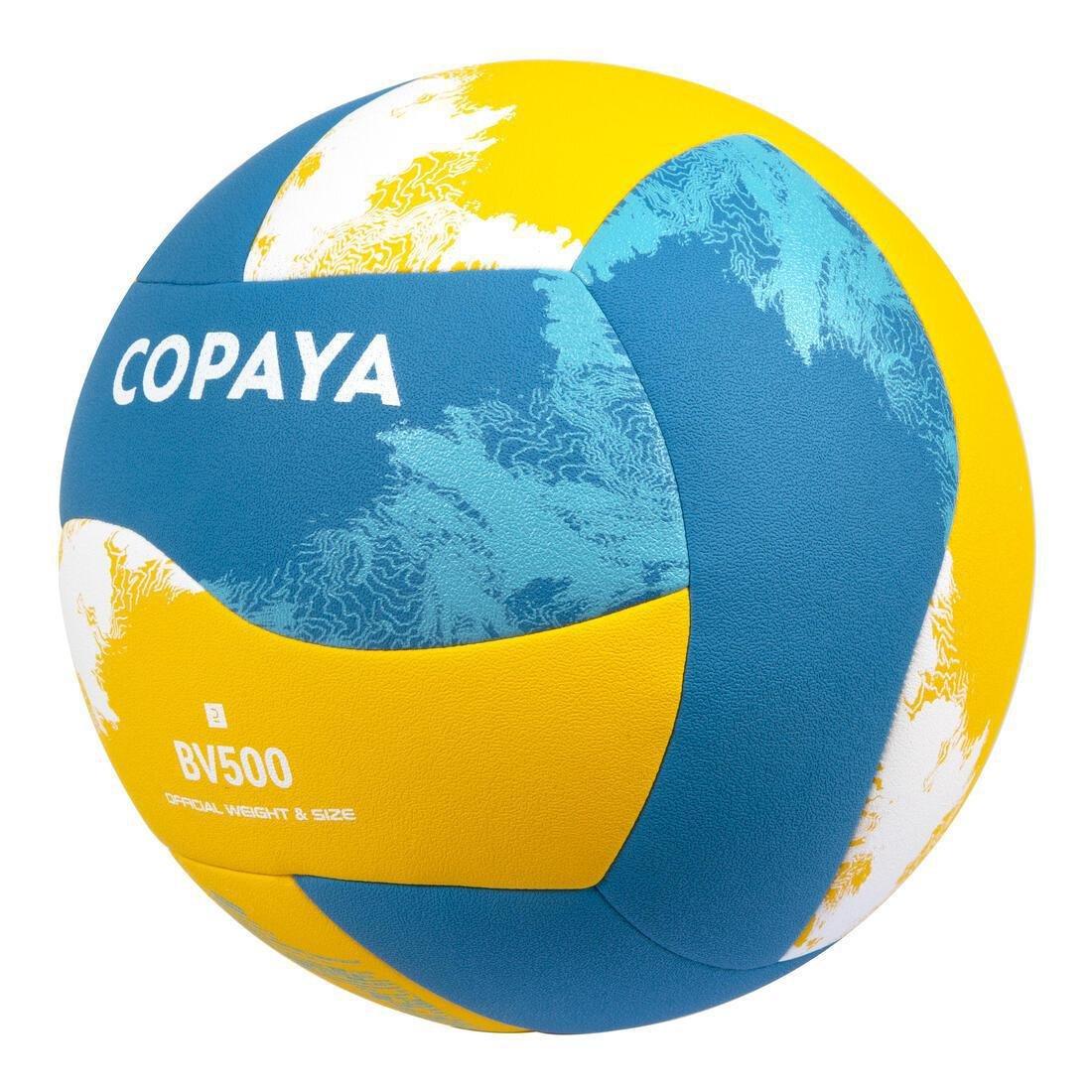 Beach Volleyball Replica Hybrid - 500, Yellow, No Color, large image number 2
