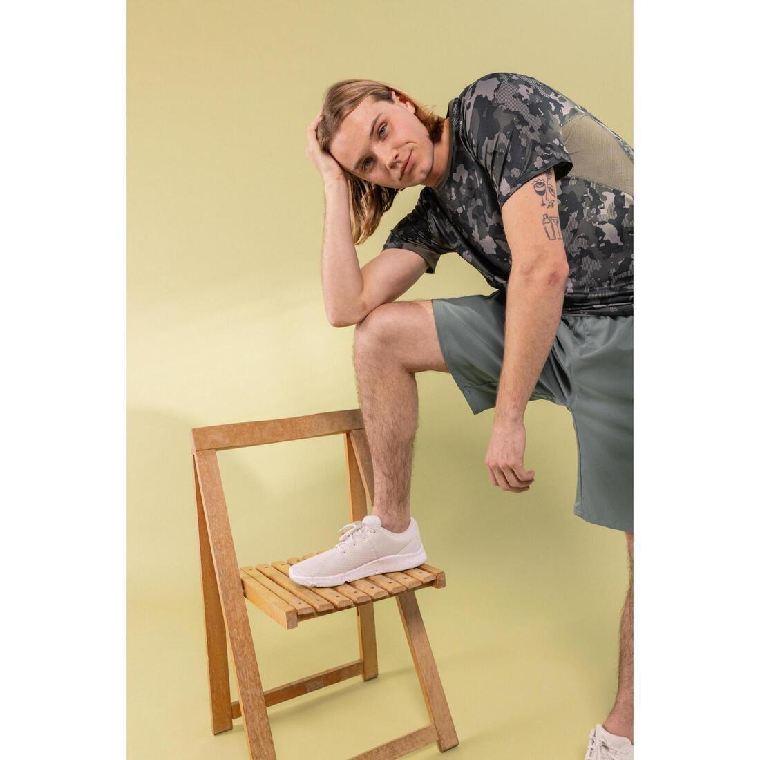 Mens Fitness Shoes 100 2.0, Beige, No Color, large image number 3