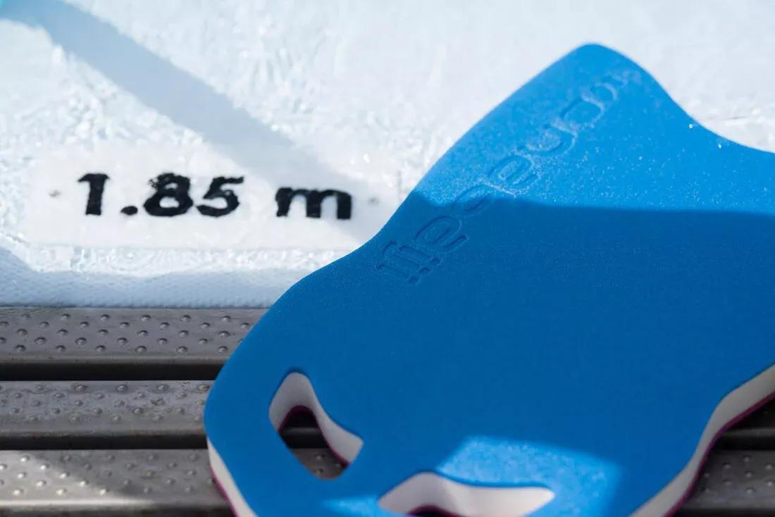 Swimming Pool Kickboard, Petrol Blue, No Color, large image number 1