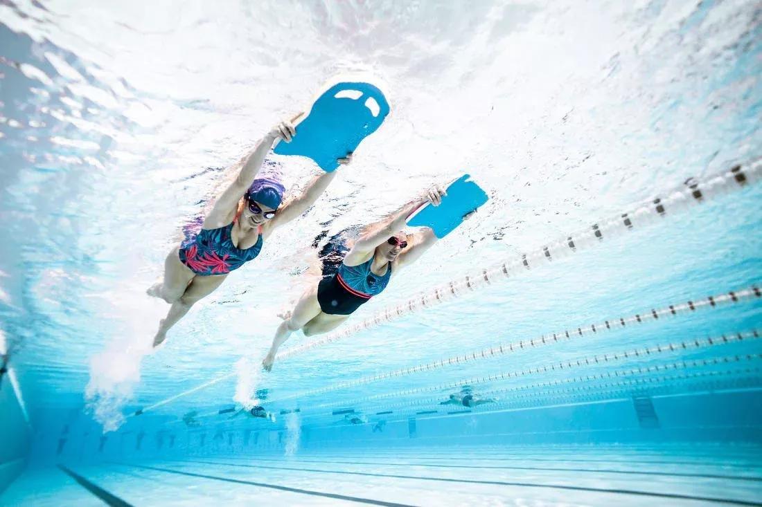 Swimming Pool Kickboard, Petrol Blue, No Color, large image number 13