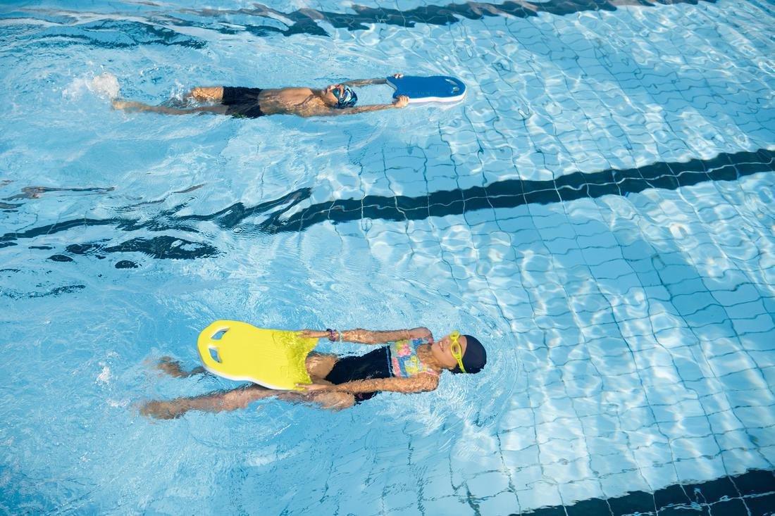 Swimming Pool Kickboard, Petrol Blue, No Color, large image number 15