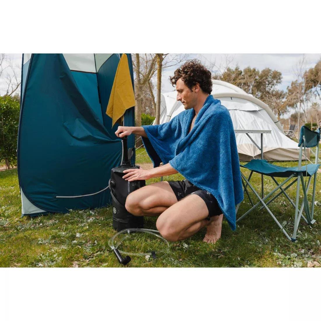 DEFAULT PRESSURE SOLAR CAMPING SHOWER - 10 LITRES, No Color, large image number 1