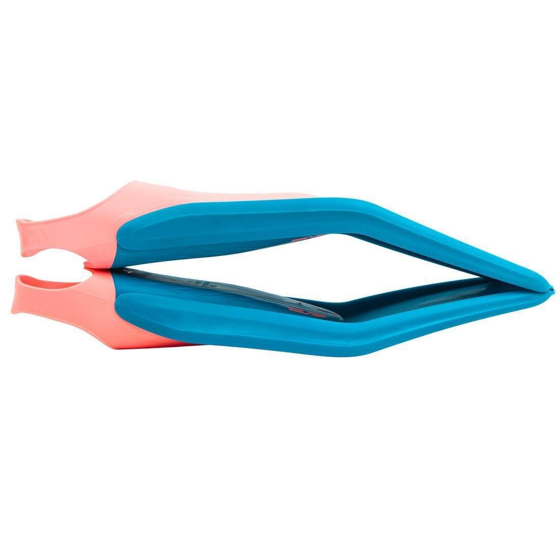 Swimming Tonifins Long Fins - Teal Blue, No Color, large image number 2