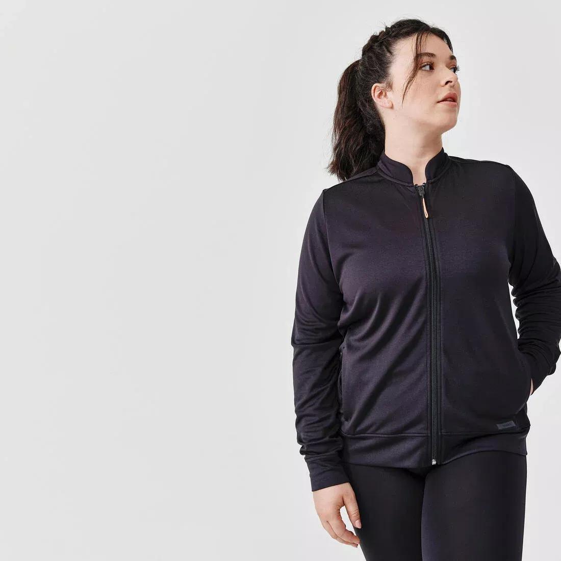 Womens Breathable Running Jacket Dry, Black, , large image number 0