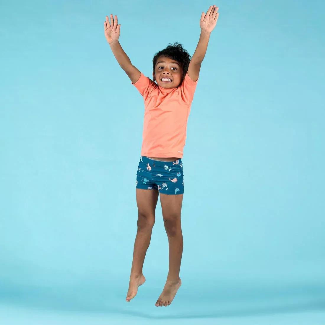 Baby Uv-Protection Short Sleeve T-Shirt, Green, No Color, medium