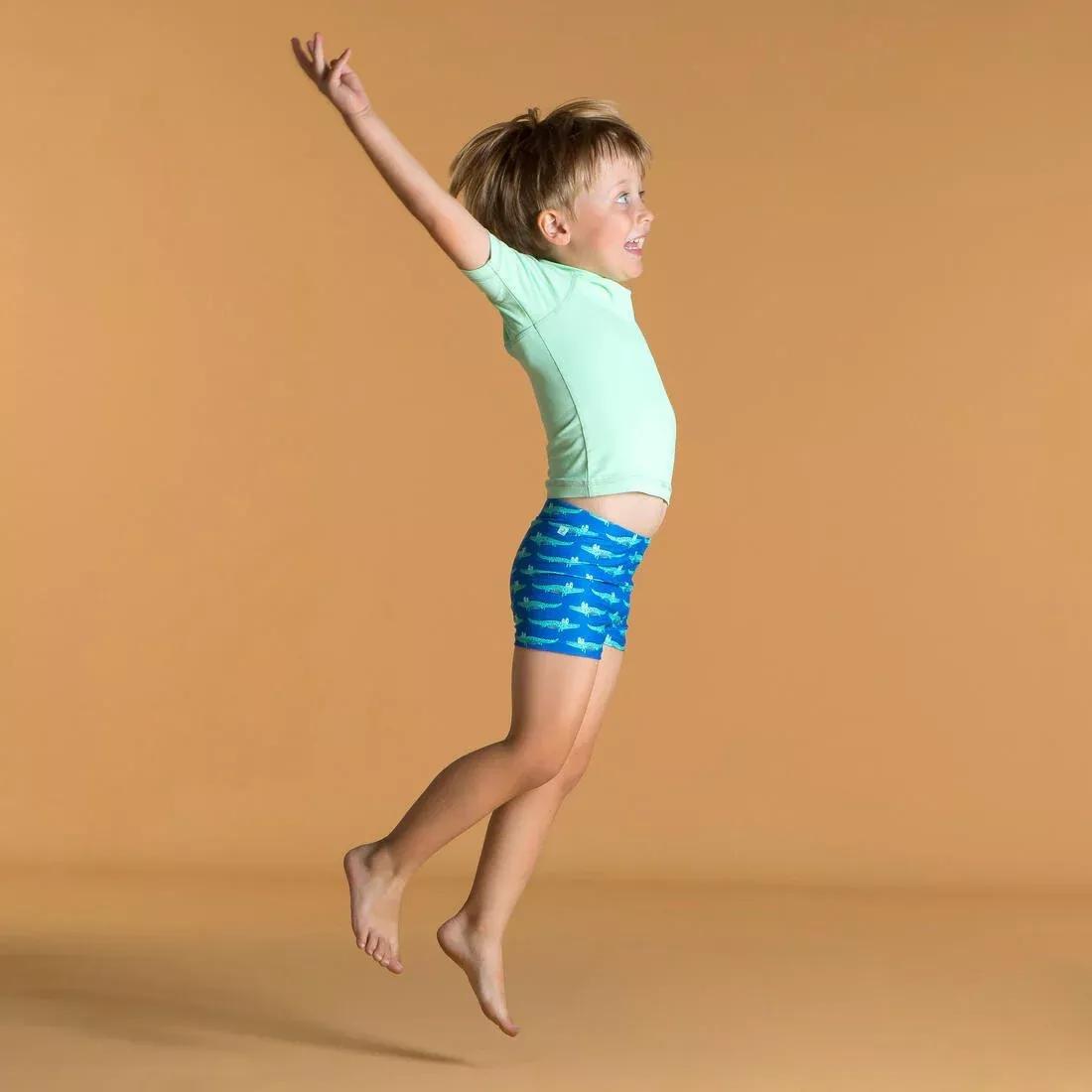 Baby Uv-Protection Short Sleeve T-Shirt, Green, No Color, medium