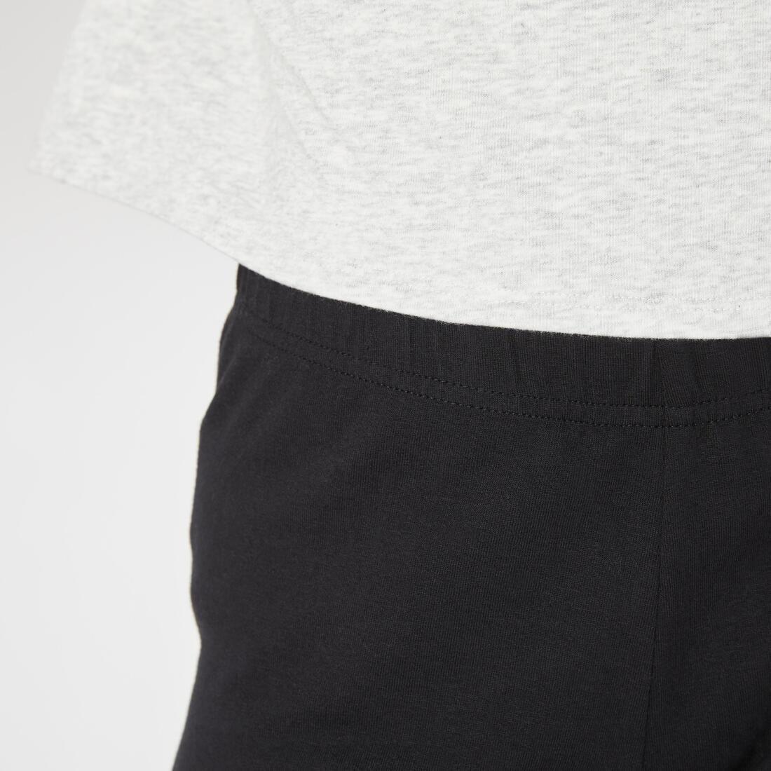 Kids Girls Basic Cotton Shorts, Navy, , large image number 7