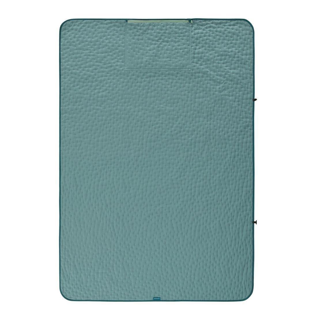 Versatile 2-In-1 Comfort Blanket In Recycled Polyester, Green, No Color, large image number 2