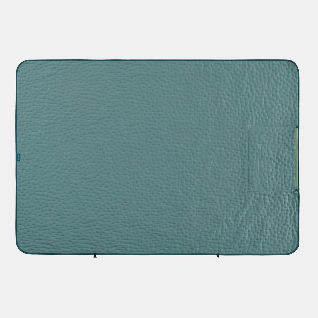 Versatile 2-In-1 Comfort Blanket In Recycled Polyester, Green, No Color, large image number 4