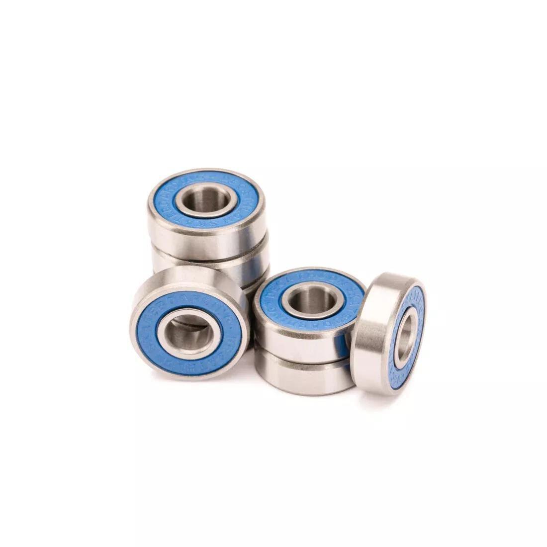 High-Quality Skateboard Bearings - 8-Pack BR500, Blue, , medium