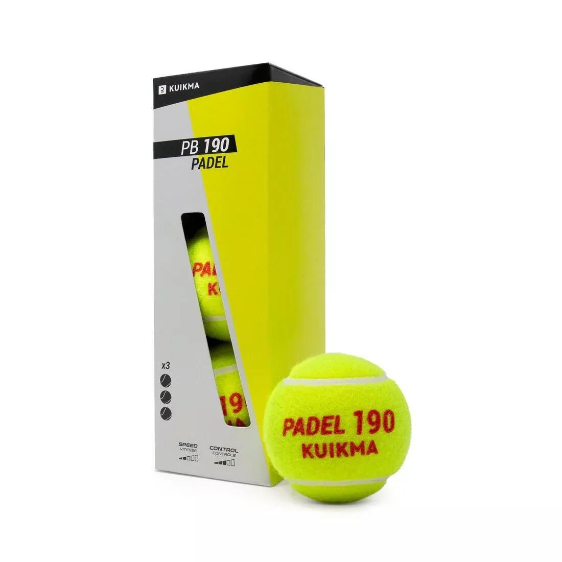 Padel Ball Pb 190, Yellow, No Color, large image number 0
