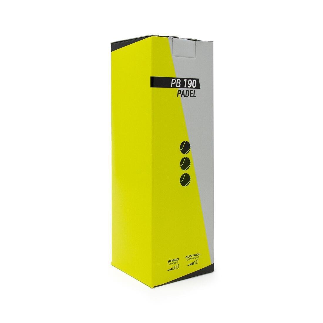 Padel Ball Pb 190, Yellow, No Color, large image number 3