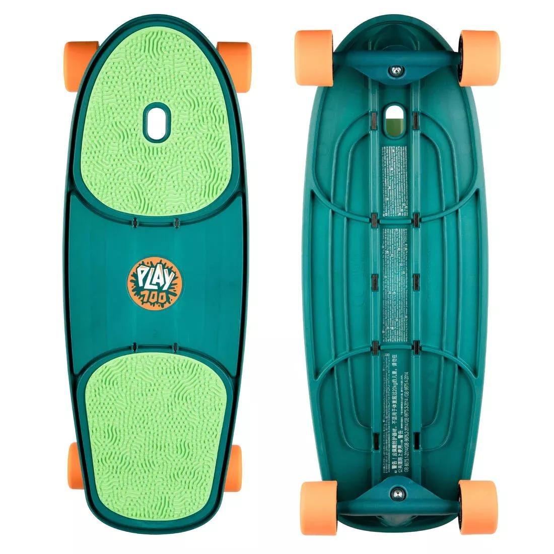 OXELO - And UpKids Skateboard Play100 , Alpine Green