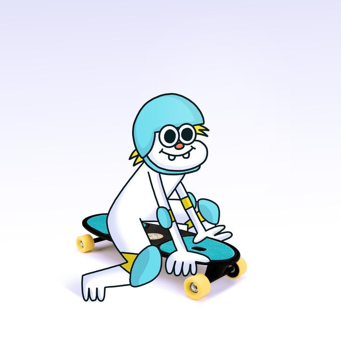 And UpKids Skateboard Play100 , Alpine Green, No Color, medium