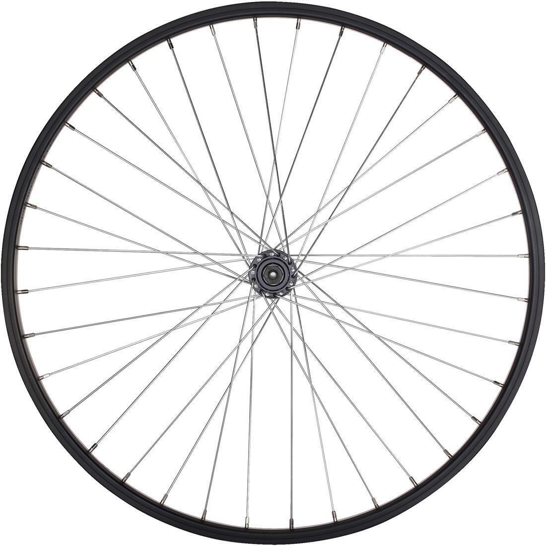 DEFAULT Kids' Cycling 24 Single-Walled Quick Release Front Wheel, No Color, large image number 4