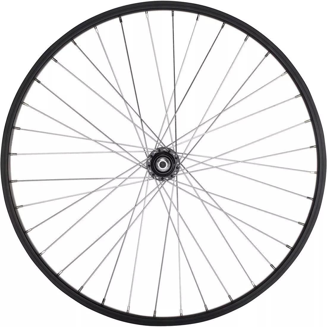 BLACK Kids Wheel 24 Rear Single Wall Rim Freewheel with Locknut - Black, No Color, large image number 4