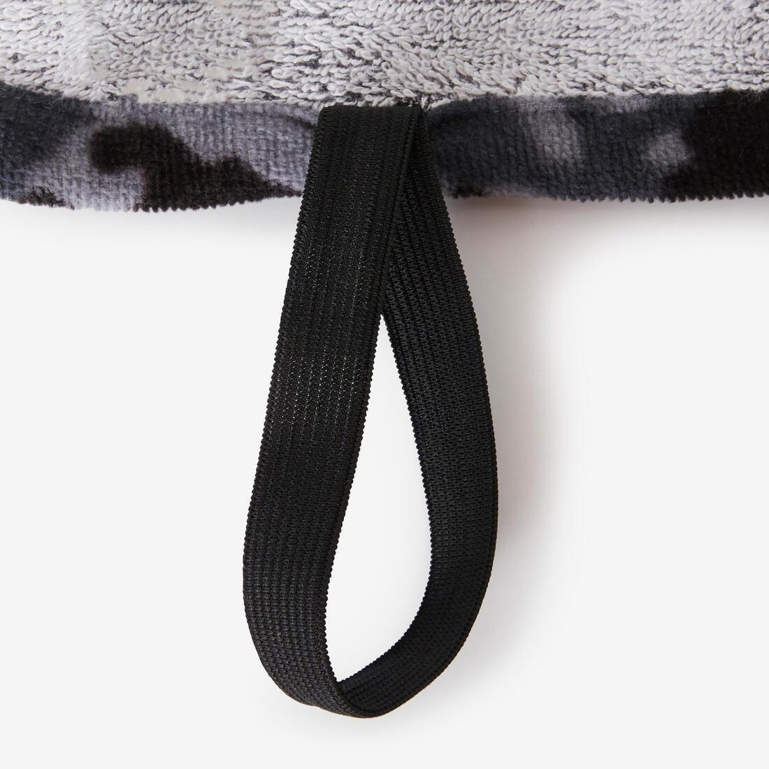 Organic Cotton Fitness Towel , Black, No Color, large image number 5