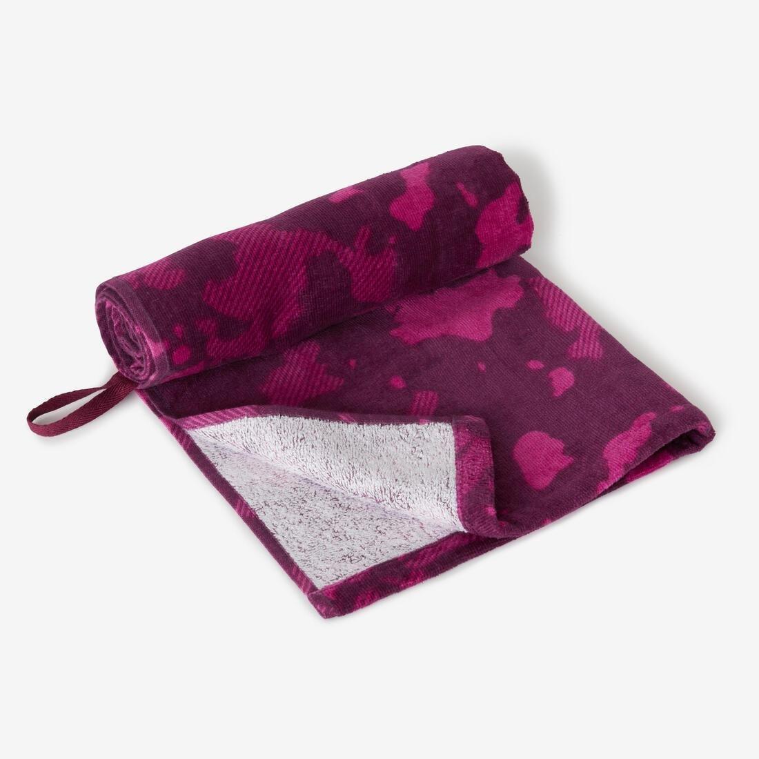 Organic Cotton Fitness Towel , Purple, , large image number 6