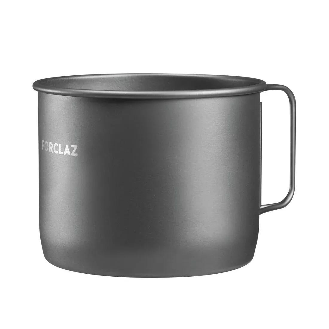 FORCLAZ - Titanium Mug - Mt500, Black