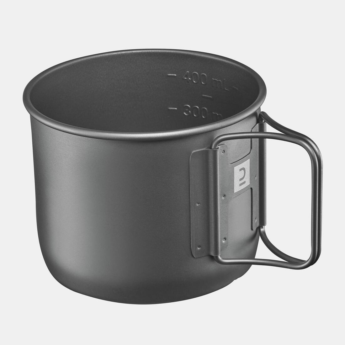 FORCLAZ - Titanium Mug - Mt500, Black