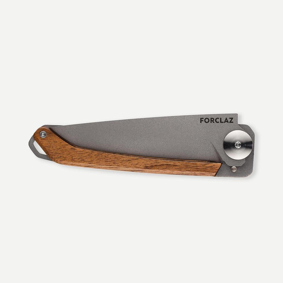 Folding Knife With Wooden Handle MT500, Grey/Brown, No Color, medium