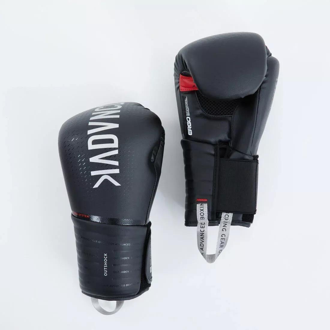 Boxing Gloves 500, Black, No Color, medium
