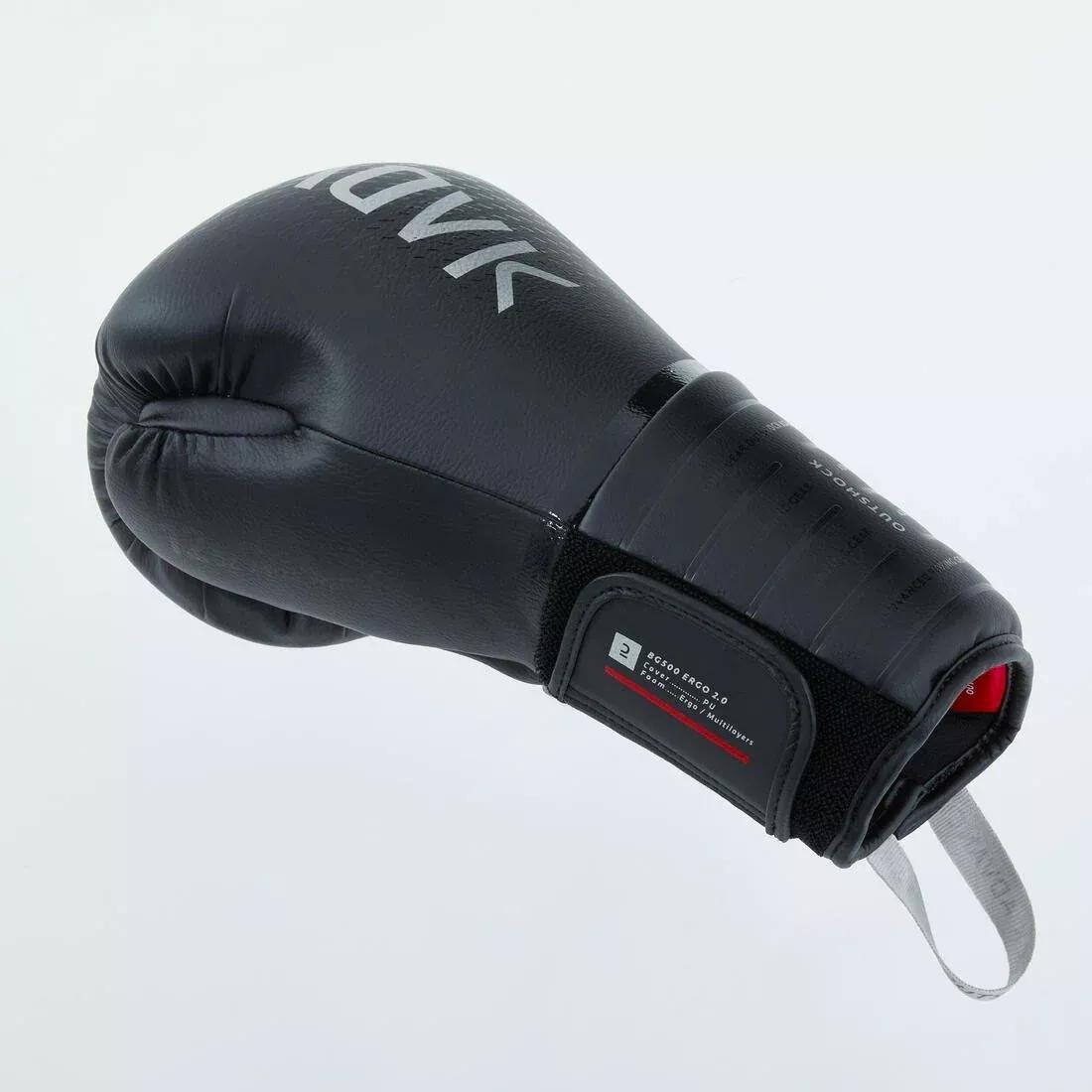 Boxing Gloves 500, Black, No Color, large image number 12