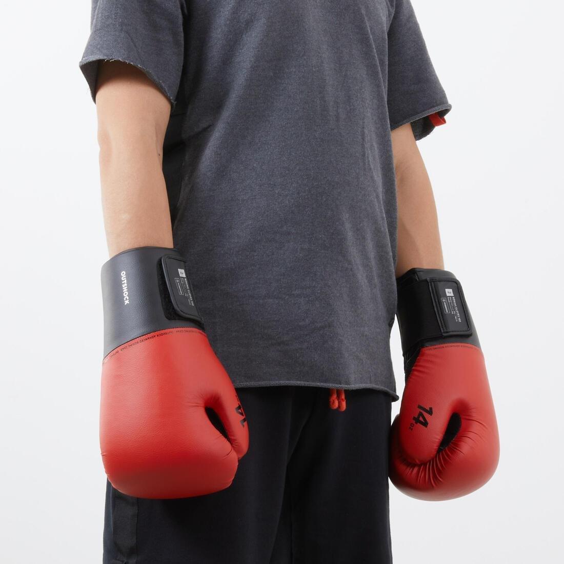 OUTSHOCK - Boxing Gloves 100, Red