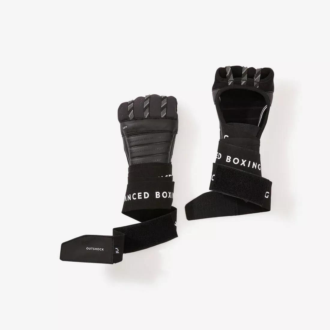 Boxing Liner Gloves - 500 Ergo, Black, No Color, medium