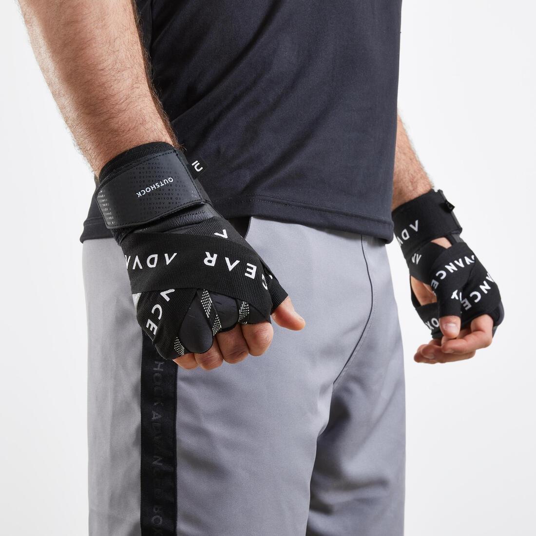 Boxing Liner Gloves - 500 Ergo, Black, No Color, large image number 5