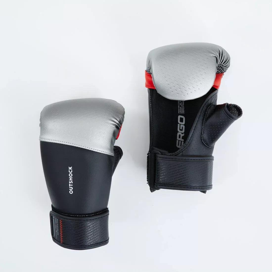 Punching Bag Gloves 500,Silver, , medium